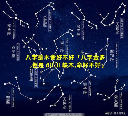 八字是木命好不好「八字金多,但是 🍀 缺木,命好不好」